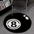BLACK 8 BALL RUG V1