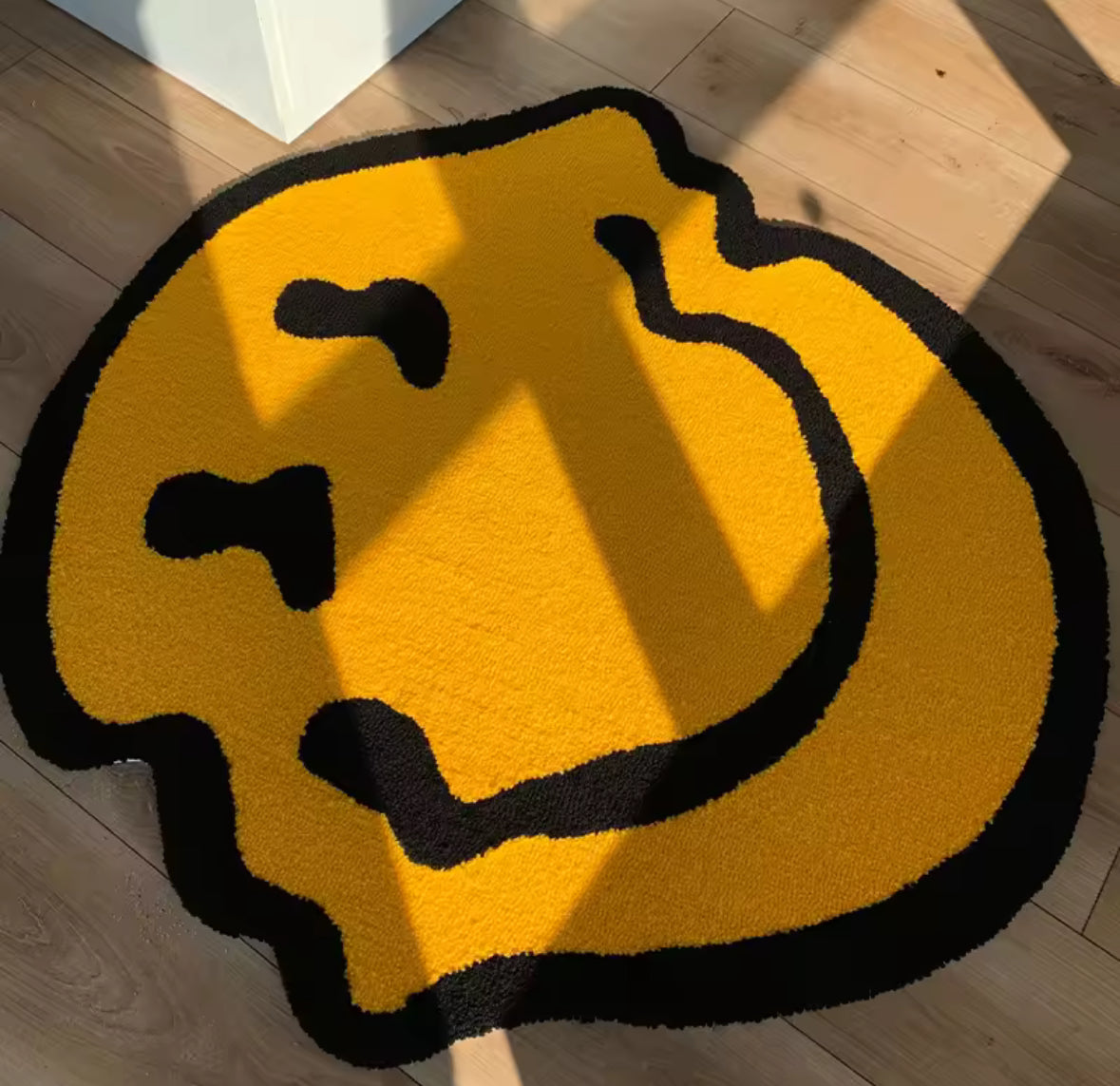 TWISTED SMILEY FACE RUG V2